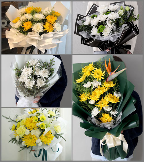 贵州铜仁市沿河县和平镇南山村白事花束代送